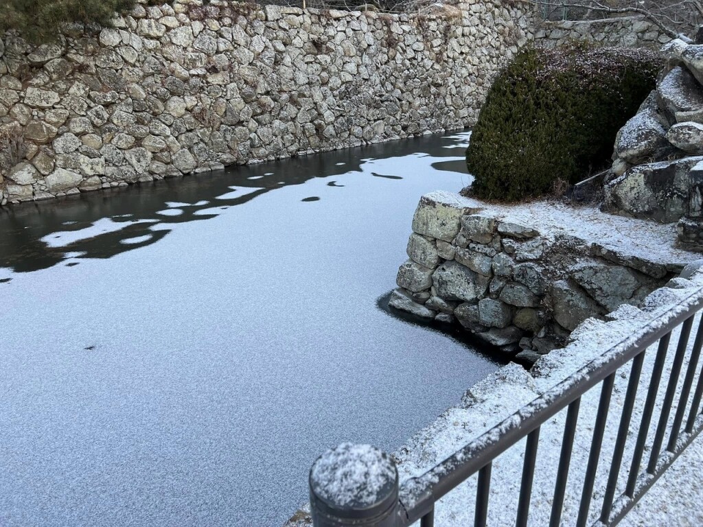 2025年2月8日の雪景色 姫路城