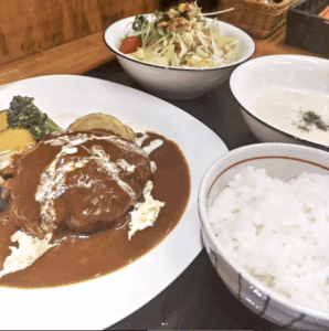 どぅーぶらんしぇ(ハンバーグ) 