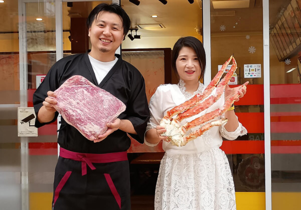 姫路・みゆき通りにカニ食べ放題専門店