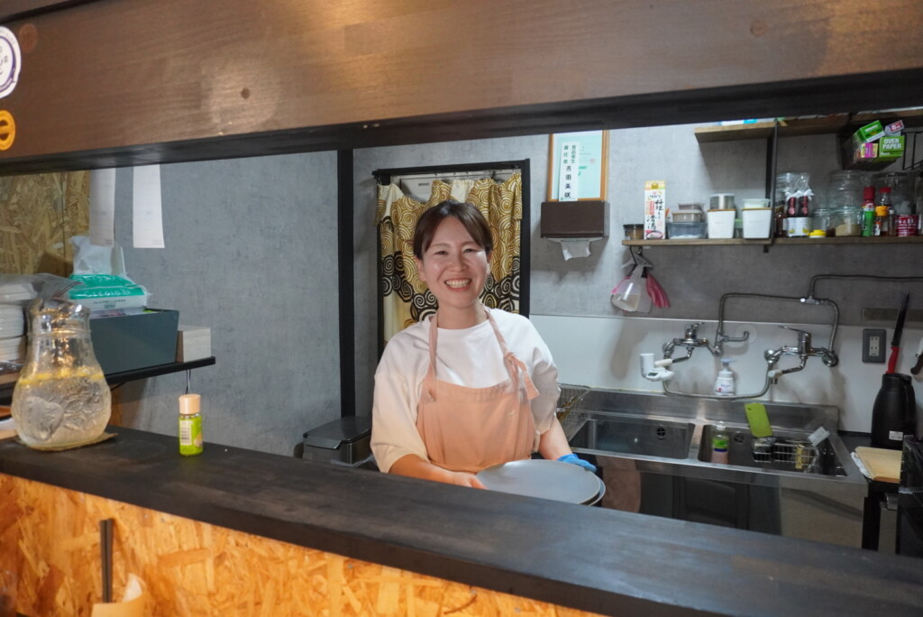微笑むかなさん