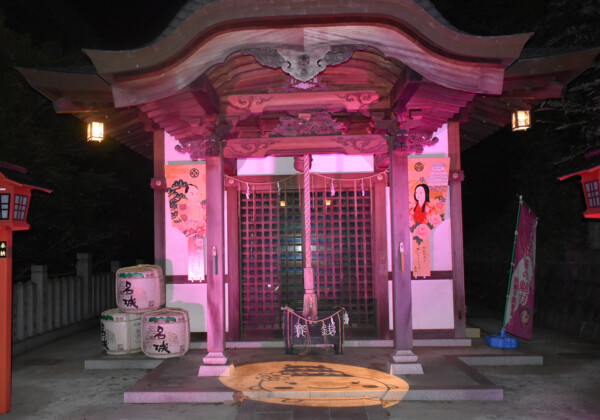 男山　ライトアップ　姫路市