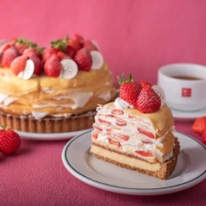 姫路　マザームーンカフェ　苺スイーツ