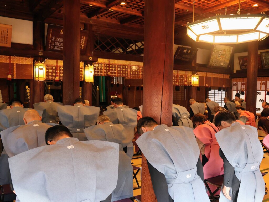 播磨国総社で節分祭