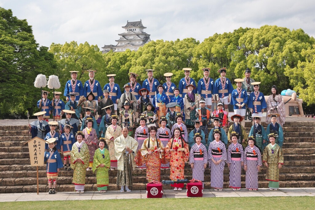 姫路　千姫輿入れ行列 子ども大名行列　おしろまつり